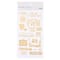 Gold Travel Words Stickers by Recollections™
